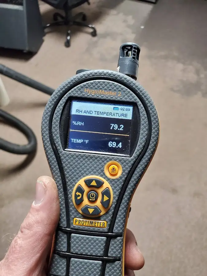 Moisture meter humidity assessment for Mold Remediation & Removal in River Falls
